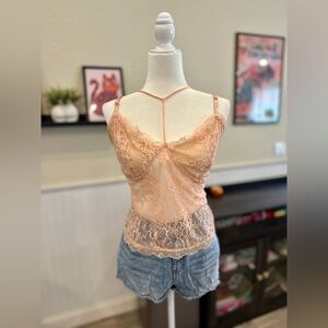 C.O.C Lace Halter Neck Lingerie Top Women’s Plus 1XL Coquette